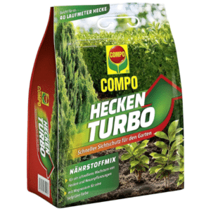 🏡 COMPO Heckenturbo, leistungsstarker Spezial-Dünger für Hecken und Neuanpflanzungen, 4kg, für 16,25€ (statt 21€)