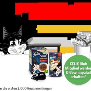 Der Frühling ist da – jetzt im FELIX Club registrieren und deinem Racker ein FELIX Paket sichern.