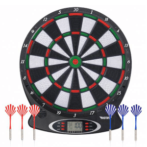 Elektronische Dartscheibe mit Zubehör Muwo Bullseye für 23,94€ (statt 27€)