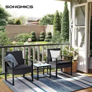 Thumbnail 🏡 3-teiliges Gartenmöbel-Set aus Polyrattan für 66,99€ (statt 76€)