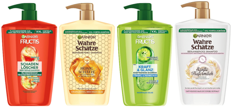 Amazon: Garnier Fructis & Wahre Schätze Shampoos 1 Liter ab 5,99€