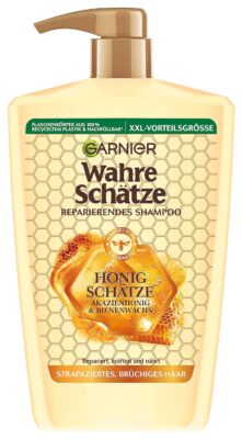 Garnier Wahre Schätze Reparierendes Shampoo Honig Schätze; XXL Format 1L