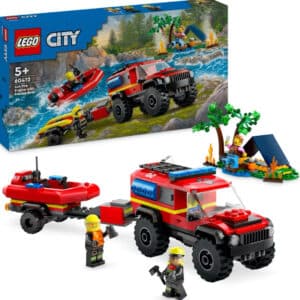 LEGO City Feuerwehrgeländewagen mit Rettungsboot für 19,99€ (statt 24,06€)