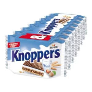 🔥 Nur 0,20€ pro Knoppers! 🤩 Knoppers Milch-Haselnuss-Schnitte 8Stück für nur 1,61€! 🚀