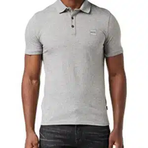 BOSS Herren Passenger Polohemd  grau für 30,35€ (79,95€)