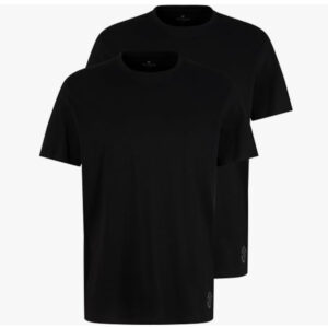 🚀 nur 4,50 pro T-Shirt! 🤩 TOM TAILOR Herren Crewneck T-Shirt im Doppelpack, schwarz oder weiß, ab 9,99€ (statt 16€)