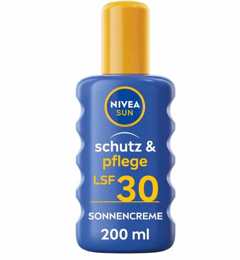 NIVEA SUN Schutz &amp; Pflege Sonnenspray LSF 30 ,200ml für 5,47€ (statt 8,45€)