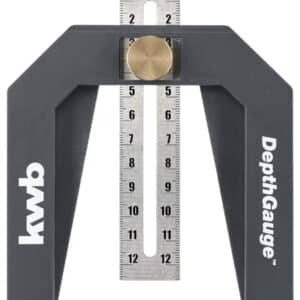 kwb Tiefenmesser/Tiefenlehre für Ober-Fräsen und Tischkreissägen  für 8,19€ (statt 13,68€)