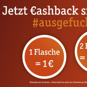Fläminger Jagd Kräuterlikör Cashback: 1x Flasche = 1,00 €, bei 2 oder mehr Flaschen = 2,50 € zurück