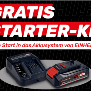 Gratis Starter-Kit (2,5 Ah Akku &#043; Ladegerät) beim Kauf eines Power X-Change Aktionsprodukts &#043; 5€ Gutschein