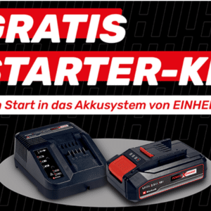 Gratis Starter-Kit (2,5 Ah Akku &#043; Ladegerät) beim Kauf eines Power X-Change Aktionsprodukts &#043; 6€ Gutschein