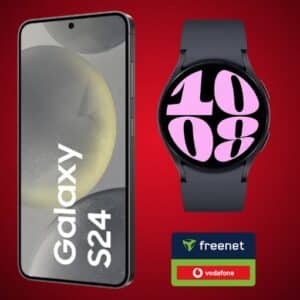 💥 Samsung Galaxy S24 (128GB) für 129€ + GRATIS: Galaxy Watch 6 LTE+ 20GB LTE Vodafone Allnet für 29,99€ + 50€ Wechselbonus