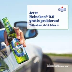 🍺 Flasche Heineken 0,0% (0,33l) gratis testen: in Shell Tankstelle kaufen und Geld zurück erhalten