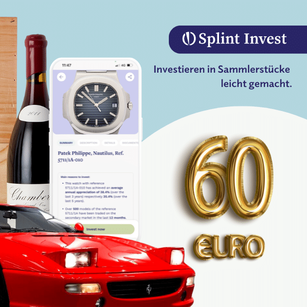 Thumbnail Splint Invest: In Anlagengüter wie Kunst, Wein &amp; Co. investieren + 60€ Bonus abstauben