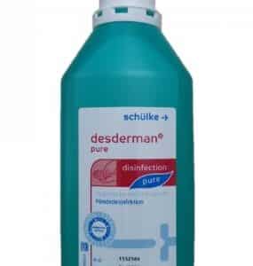 Schülke desderman pure Händedesinfektion 1 Liter Flasche für 6,65€