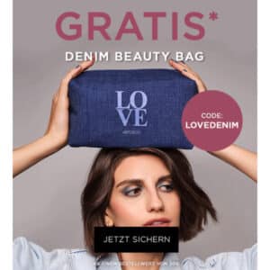gratis Denim Beautybag bei Bestellung ab 30 € bei Artdeco