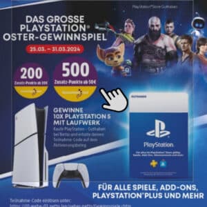 netto: PlayStation Store Guthaben mit Extra Deutschland Card Punkten und Chance auf Gewinn einer PlayStation