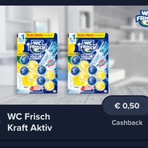 0,50€ Cashback WC Frisch Kraft Aktiv bei Marktguru