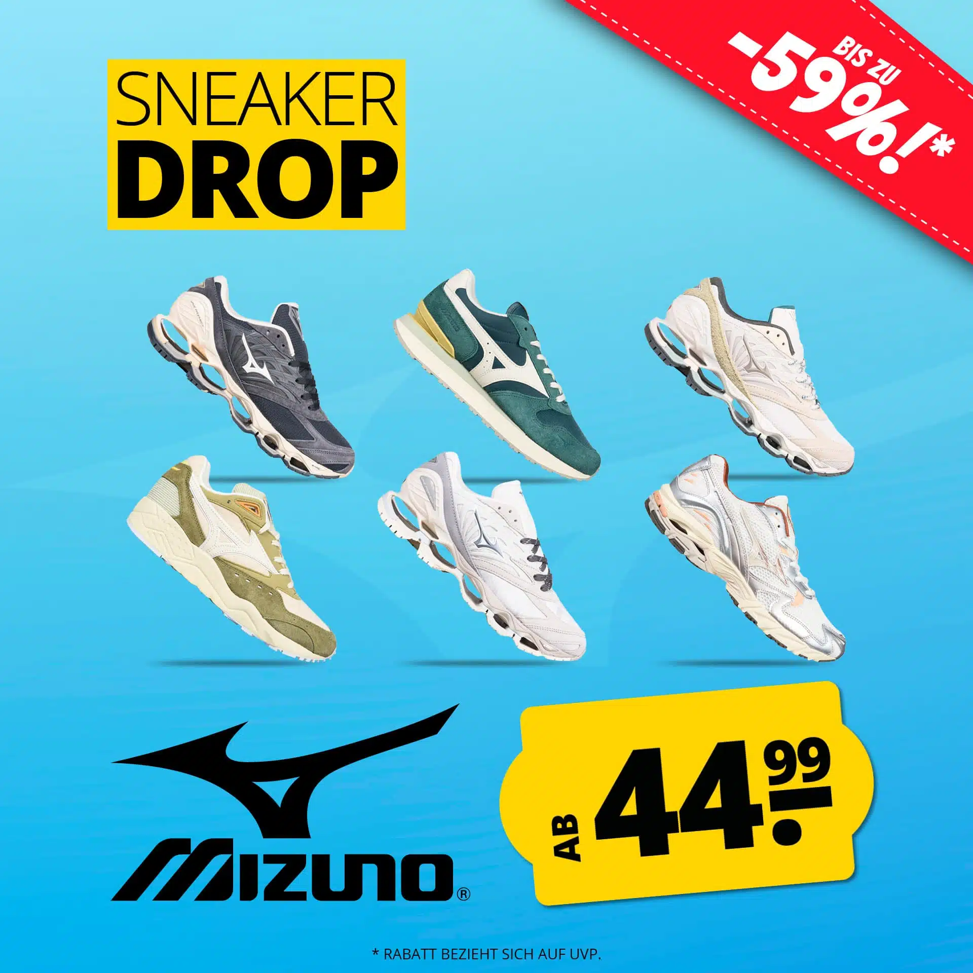 Thumbnail SportSpar: Mizuno-Schuhe im Sale ab 44,99€