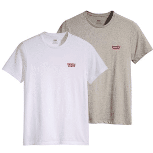 👕 Nur 10€ pro Levi's Shirt! 🚀 Levi's Herren 2-Pack Crewneck T-Shirts für 20€ (von XS-XXL) 🤩