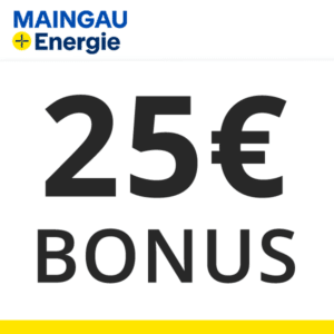 Maingau: Gas ab 4,92 Cent/kWh &amp; Strom ab 28,24 Cent/kWh + 25€ Bonus kassieren
