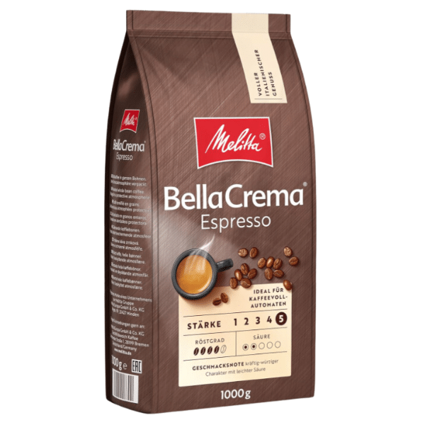 Thumbnail ☕️ Melitta BellaCrema Espresso 1kg Bohnen für 8,09€ (statt 10€)
