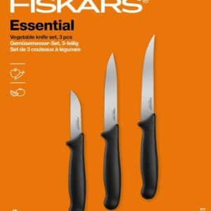 Fiskars Gemüsemesser-Set, 3-tlg. für 7,99€ (statt 18€)