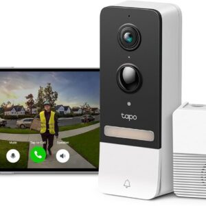 TP-Link Tapo D230S1 Smarte Türklingel mit Kamera Akku Video-Türklingel Doorbell