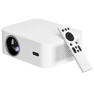 Wanbo X2 Max Beamer: 1080P (native Auflösung), Android 9.0, Dual-Band Wifi 6, Bluetooth 5.0, Auto-Fokus, Vierfache Keystone-Korrektur