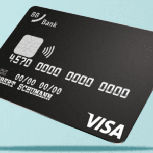 Schwarze VISA Kreditkarte der BBBank „kostenlos“