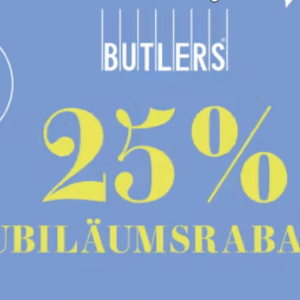 [25 Jahre Butlers Jubiläum] 25 % Rabatt auf alle Butlers Artikel bei Home24- auch offline