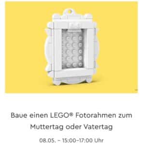 Baue einen LEGO® Fotorahmen zum Muttertag oder Vatertag 08.05. – 15:00–17:00 Uh