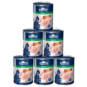 46% Ersparnis! 🚀 Dehner Premium Katzenfutter Geflügel, 6 x 400 g Dose, GETREIDEFREI, für 6,54€ (statt 12€) 😺