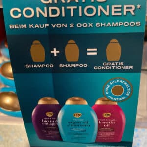 gratis Conditioner zu 2x OGX Shampoo bei DM