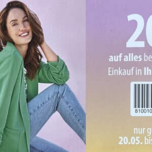 20% auf alles bei NKD von 20.05. bis 02.06.24