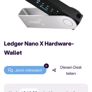 Ledger Nano X für 115,90€ inkl. Versand