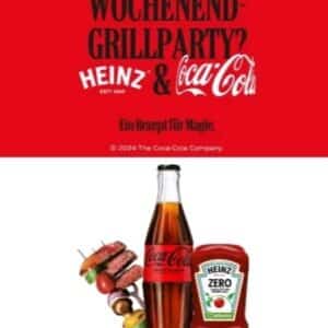 Marktguru 3€ Cashback beim Kauf von Coca-Cola und Heinz im Wert von mind. 9€