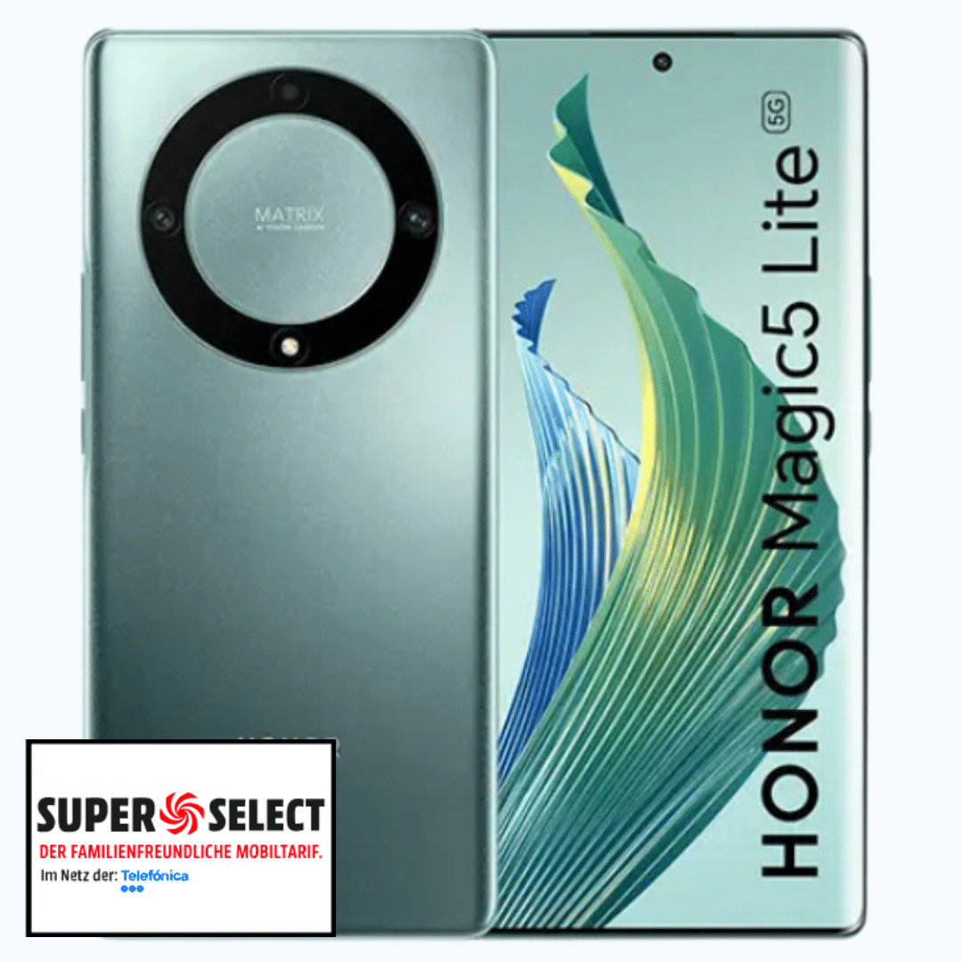 Low-Budget-Tarif 🤑 Honor Magic 5 Lite (256GB) für 29€ + 3GB Allnet für 6,99€/Monat + 30€ Wechselbonus (Super Select 60+)