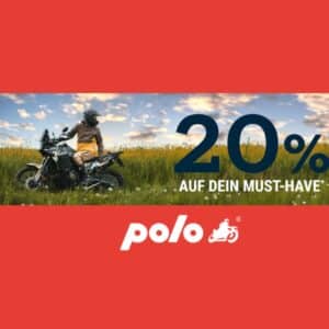 🏍️ Polo Motorrad: 20% auf Must Haves - auch auf Sale