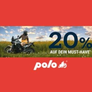 🏍️ Polo Motorrad: 20% auf Must Haves - auch auf Sale