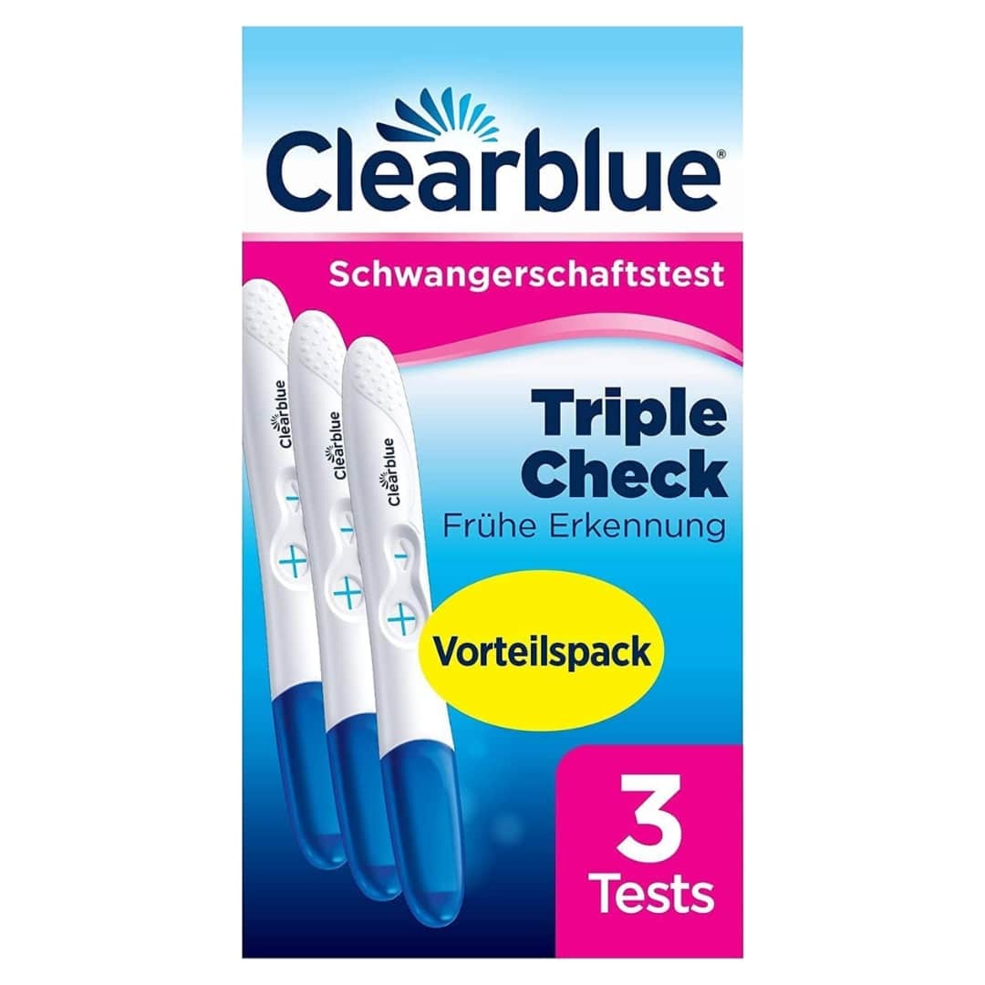 🤰 3x Clearblue Schwangerschaftstest Frühe Erkennung für 13,15€ (statt 20,95€)