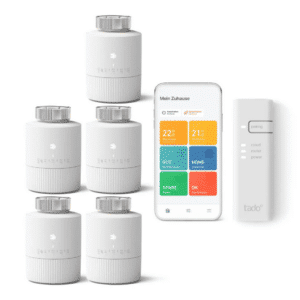 tado° BASIC Smartes Heizkörper-Thermostat Starter Kit V3&#043; plus 4 Thermostaten &amp; Bridge (Gesamt 6 Thermostate)