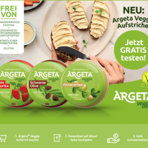Argeta Veggie Aufstriche - gratis testen *Edeka Südbayern*