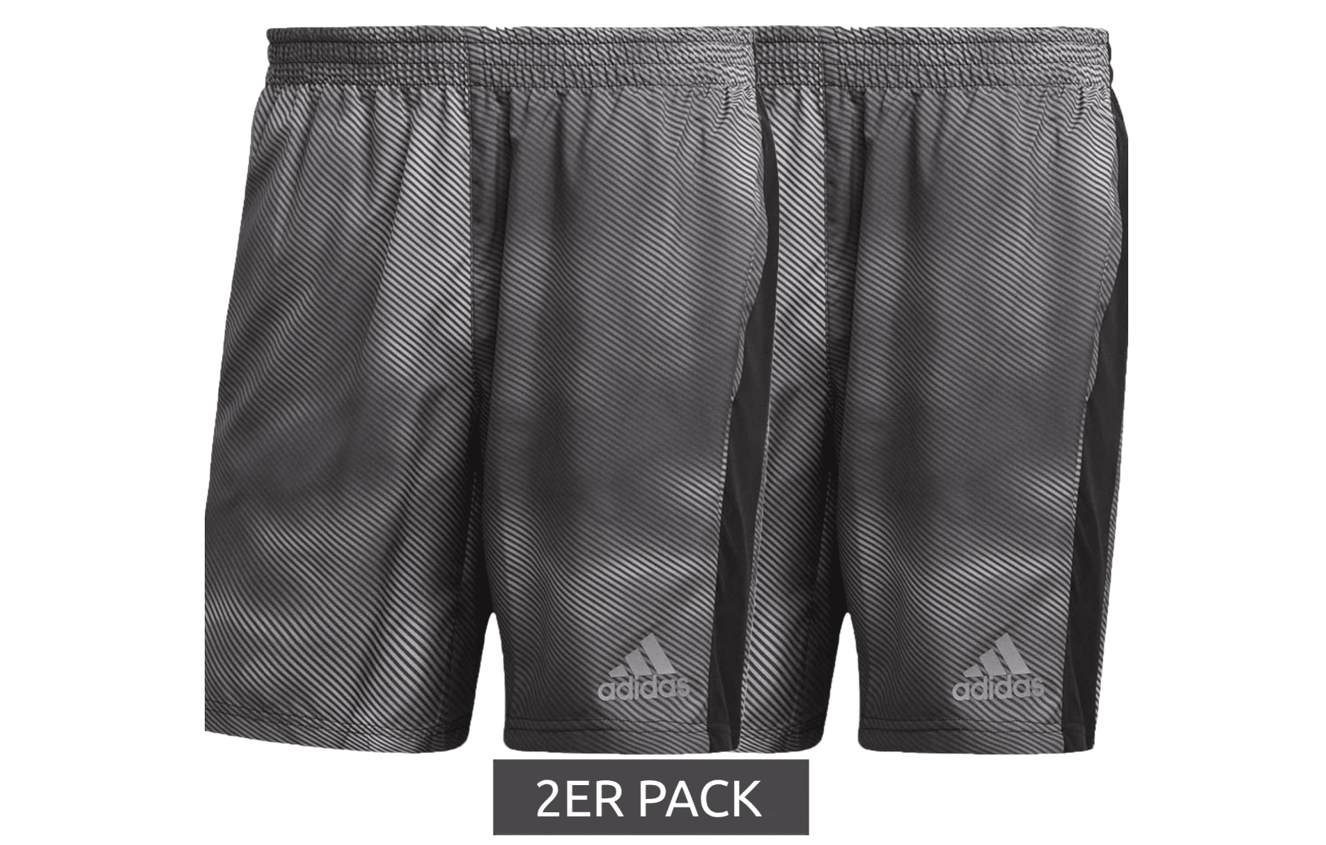2er Pack adidas Own The Run Herren Sport-Shorts 