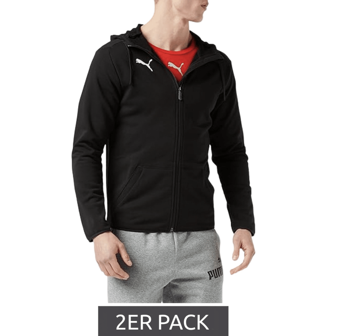 Thumbnail ⚽️ Nur 15€ pro Jacke! 2er Set PUMA LIGA Sweat-Jacke für 29,99€ (statt 40€)