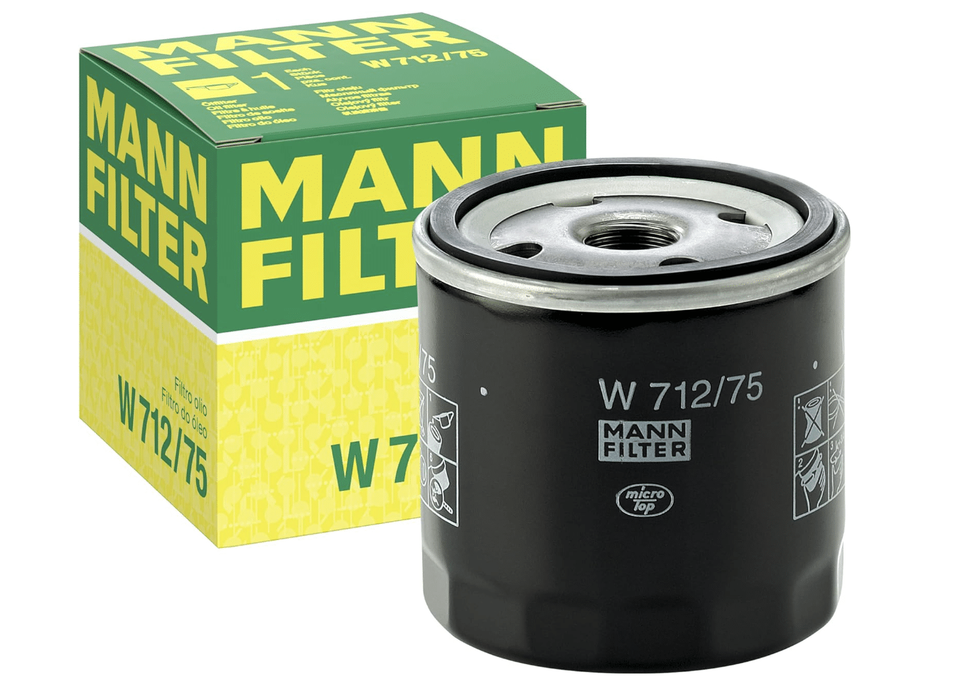MANN-FILTER W 712/75 Ölfilter – Für PKW