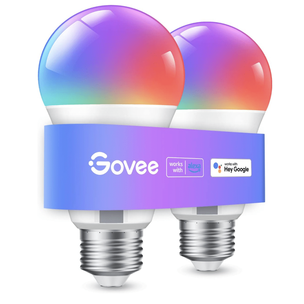 Thumbnail 💡 Govee Smarte Glühbirne E27 im 2er-Set für 15,19€ (statt 23€)