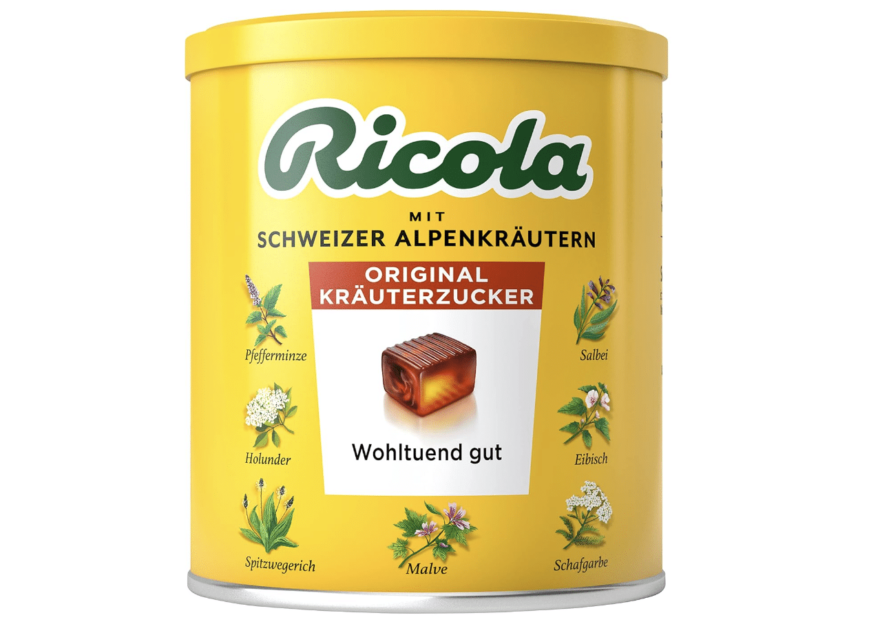 Ricola Schweizer Kräuterzucker-Bonbons, 250g Dose