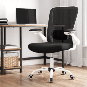 SONGMICS Bürostuhl mit hochklappbaren Armlehnen für 58,99€ (statt 66€)