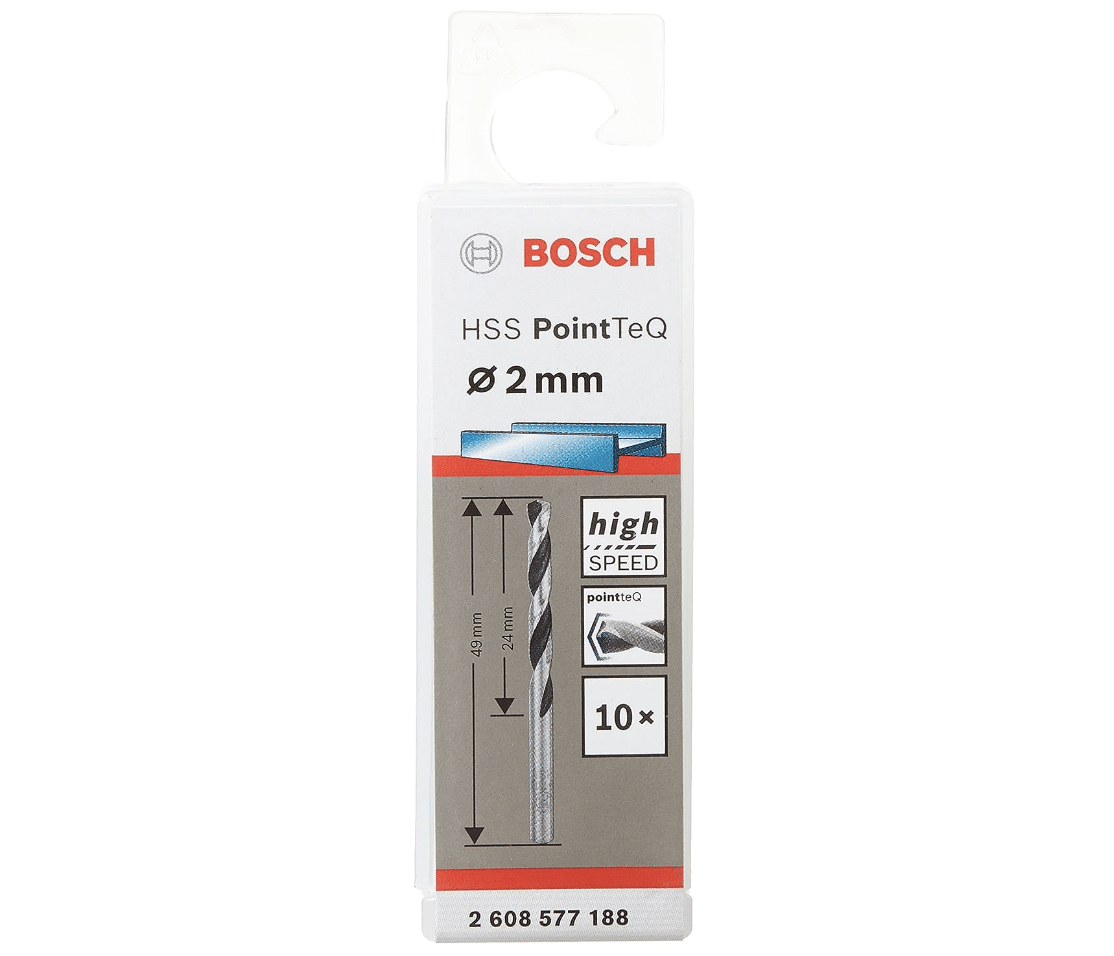 Bosch Professional 10 Stück HSS Spiralbohrer PointTeQ